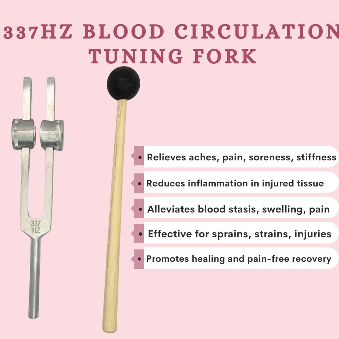 Tuning fork for soreness and stiffness recovery