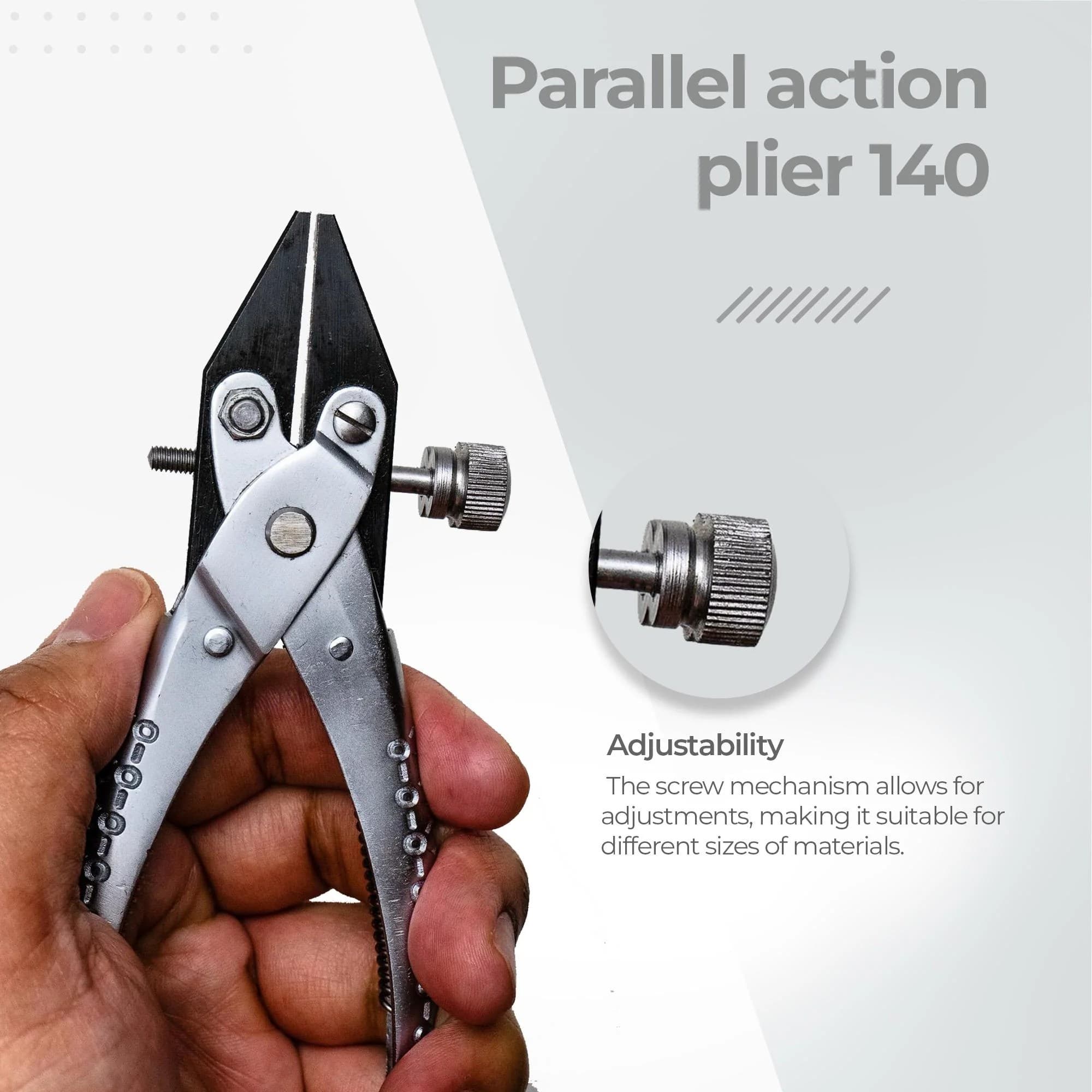 Ergonomic flat nose pliers for professional use