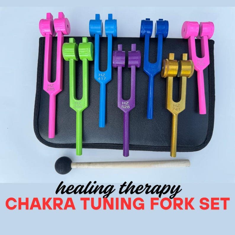 Chakra Tuning Fork Set for Healing