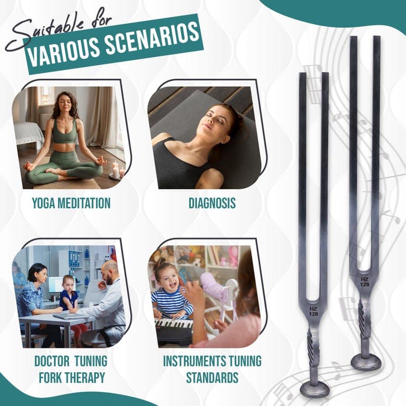 Gardiner Brown 128Hz, 256Hz, 512Hz tuning forks