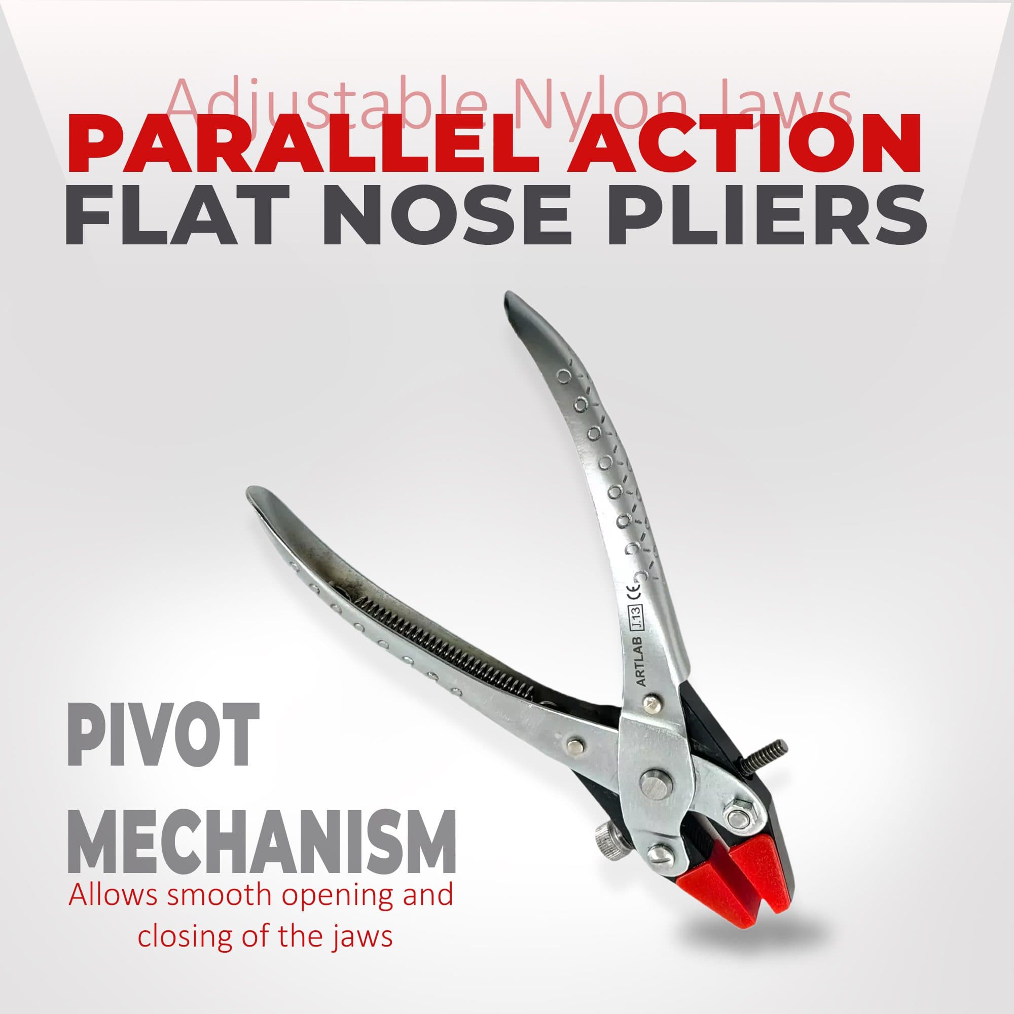 Compact Jewelry Making Flat Nose Pliers