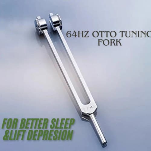 Otto 64Hz Tuning Fork Set For Reduce Aches, pain and better sleep & Lift Depression
