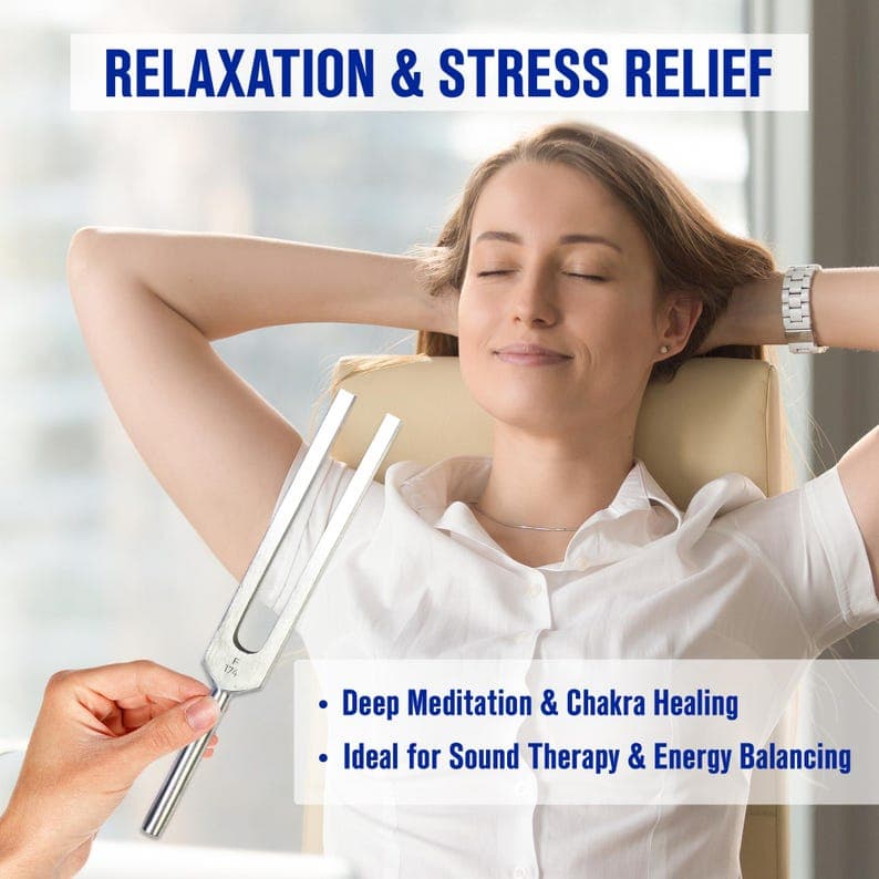 Tuning forks for yoga and meditation practice